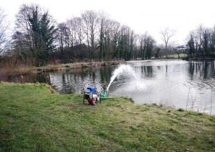 Hydrogen peroxide pumps deployed to increase oxygen levels in the water 