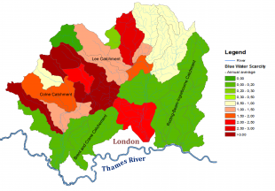 Our project clearly identified catchments that have significant water scarcity issues. 