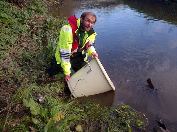 Fisheries officer Jerome Masters 