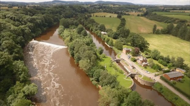 Weir on the River Severn