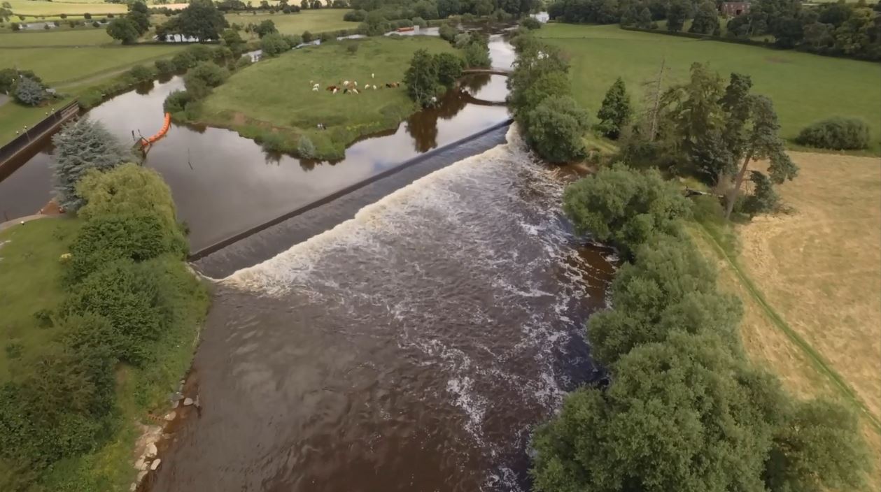 Weir on the River Severn