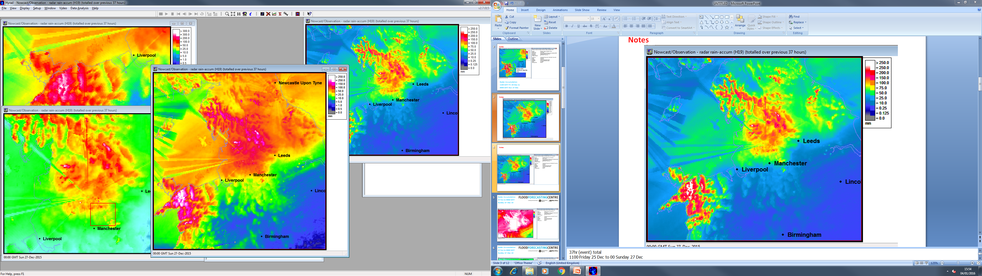 Weather radar helps to forecast flood risk