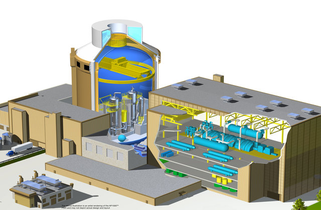 Graphic of the The Westinghouse AP1000® design 