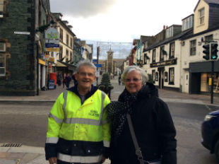 Graham and Carol in Keswick