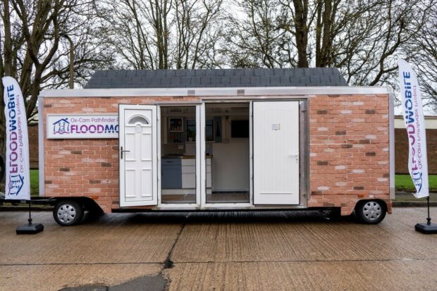 trailer that has been adapted with flood resilient measures