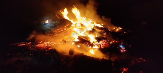 Image of burning waste