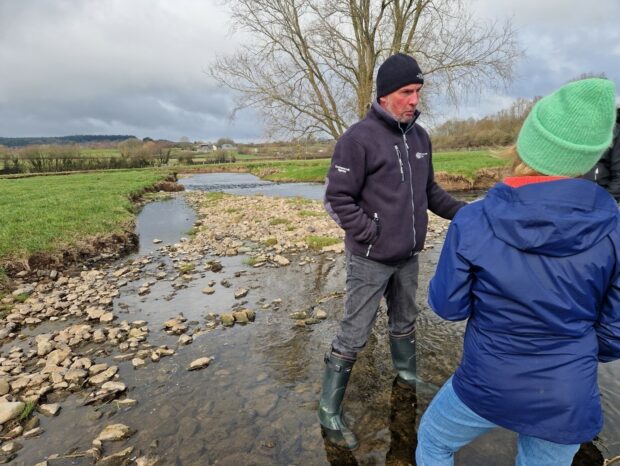 The River Yarty is part of the Axe Catchment, where the EA has have been carrying out a regulatory project working with farmers