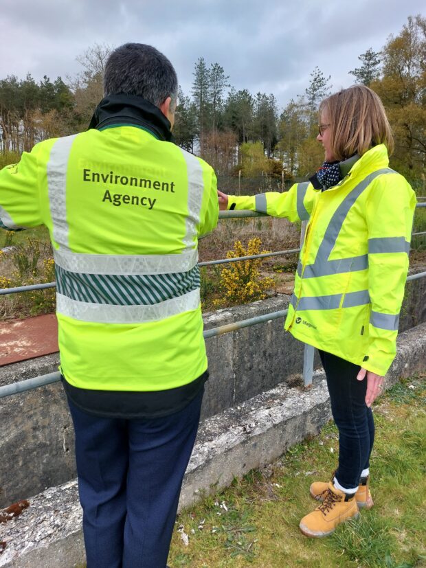 Photo – Winfrith, Dorset – our regulator on site with Magnox staff