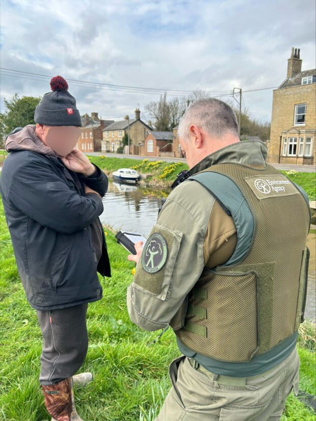 Fishing enforcement is an important part of the Environment Agency's role