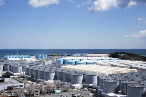 tanks storing ALPS treated water at Fukushima
