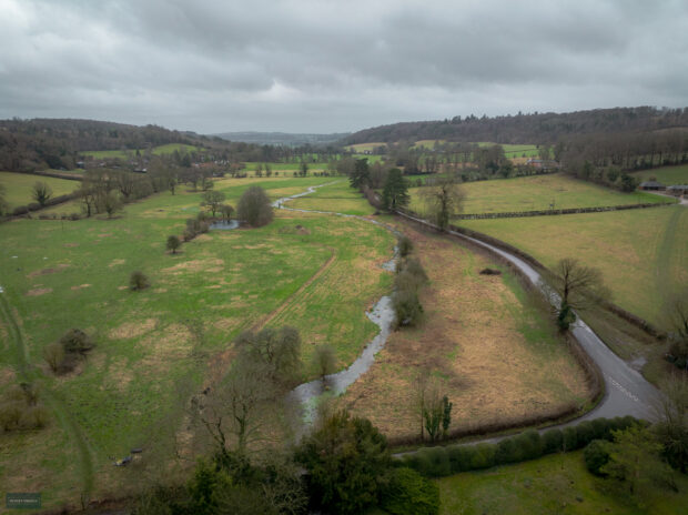 The Hamble Brook is a rare type of chalk stream