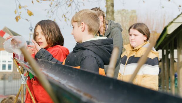 SuDS engagement with pupils at Pevensey & Westham C of E Primary School