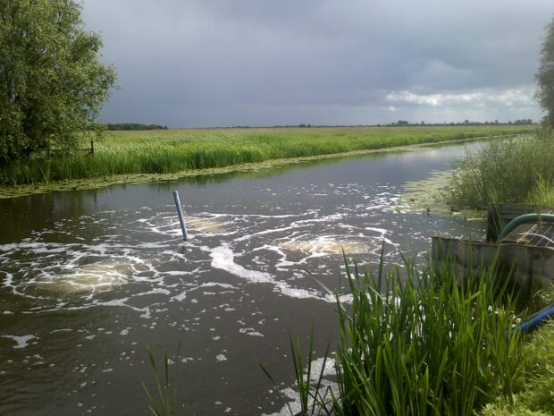 Aeration at Welches Dam