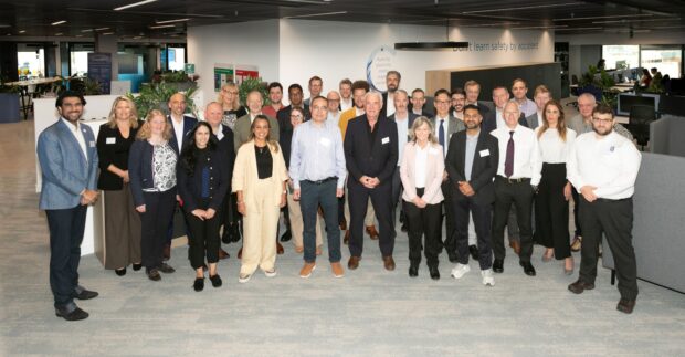 Group photo of nuclear industry heads of innovation